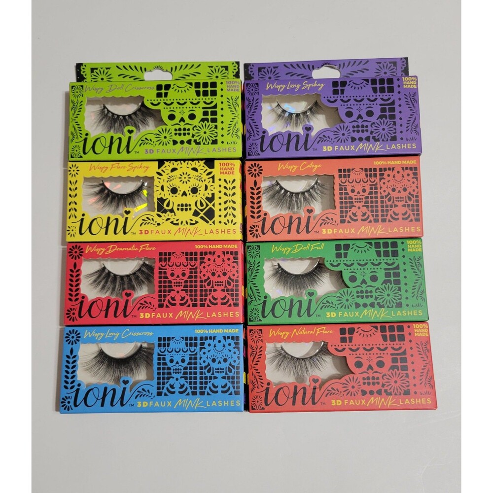 Ioni Day Of The Dead Collection Lash Bundle Lot
